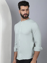 Self Design Cotton Blend Casual Shirt for Men-SF-963Pista